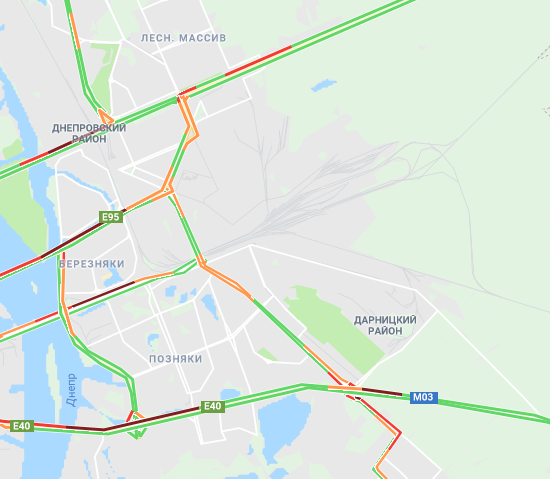 Київ скували пробки